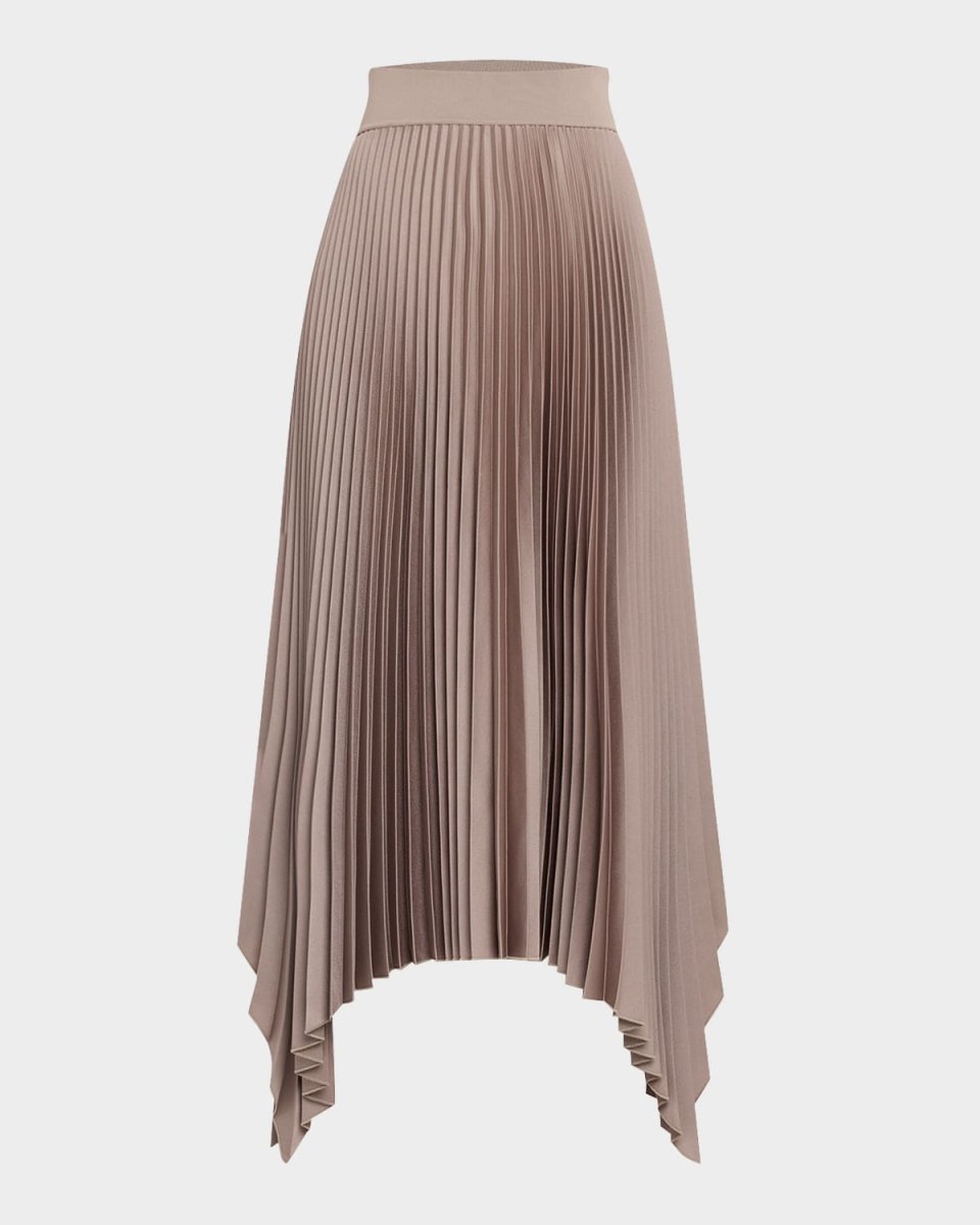 Ade Pleated Handkerchief Maxi Skirt